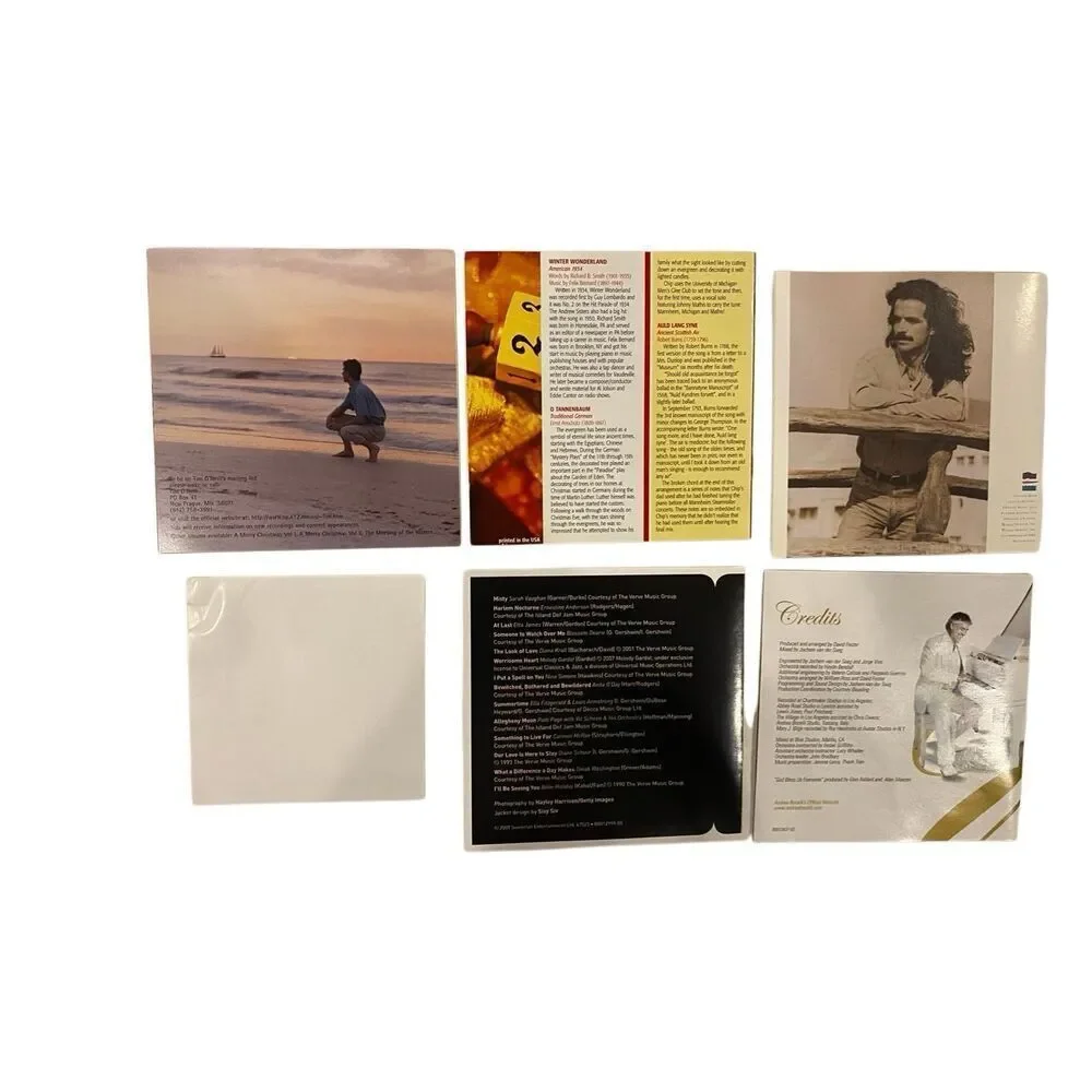 CD Insert Lot Yanni Andrea Bocelli Mannheim Steamroller Tim ONeill Art Crafts